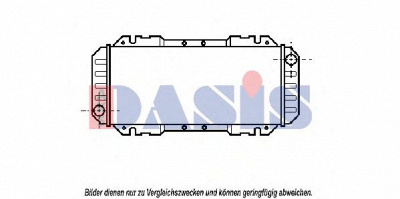 AKS DASIS 092110n -  Радиатор, охлаждение двигателя